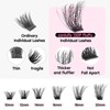 Volume Lashes Extension Kit 20MM Mink Lashes Clusters 120D Thick