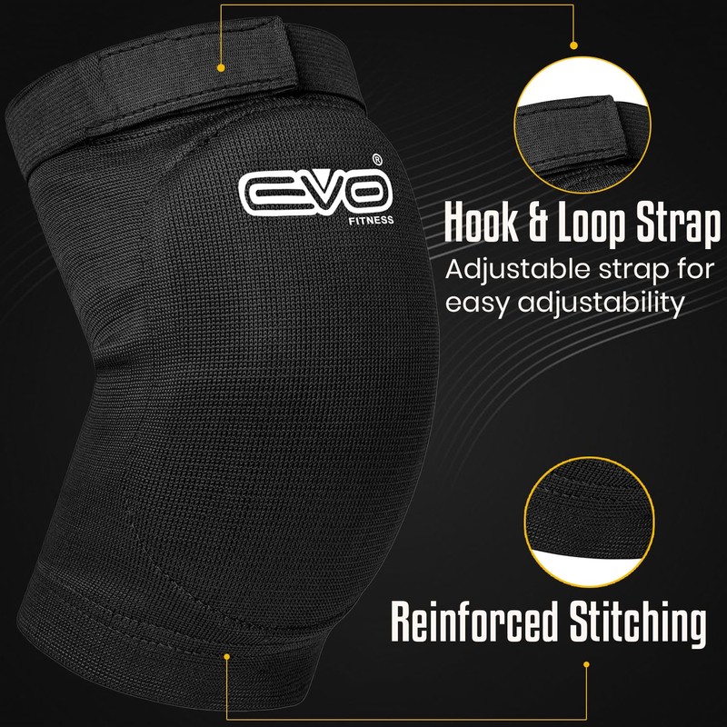 EVO Fitness Elbow Support Men Women Elbow Pads Brace Sleeves
