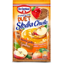 Dr.Oetker Kisiel DUET/ European hot Jelly treat: Baked Apple & Cinnamon (pack of 5 )