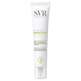 SVR Sebiaclear Active Gel Tratamiento Antiimperfecciones para Piel Grasa y con Tendencia al Acné | Reduce Granitos, Puntos Negros y Marcas | Con Niacinamida y Gluconolactona | 40 ml