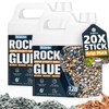 Rock Glue for Landscaping - 2 Gallon Mulch Glue with