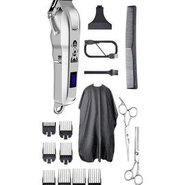 Kit De Cortapelos Profesional Hombres Recortador Pelo Barba