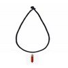 Purpledip Carnelian Pendant for Necklace: Reiki Energised Natural Crystal, Good