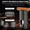 LIHTUN Multi-Function Cigar Torch Lighter - Built-in Cigar Holder &