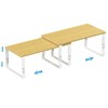 Expandable Kitchen Cabinet Organizer Shelves – Stackable Adjustable Metal and
