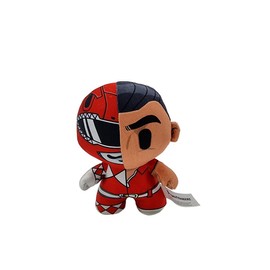 BANDAI Power Rangers Merchandise Red Ranger Plush Toy | 19cm Freestanding Red Ranger Cuddly Plushie | DZNR Collectable Soft Toys For Fans Of Cute Things Make Great Power Rangers Gifts