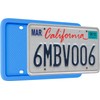 Silicone License Plate Frames, Universal US Car License Plate Holders