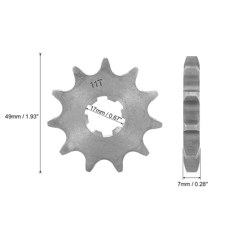 F FIERCE CYCLE Fitting Screw Metal Titanium Tone Motorcycle Sprocket