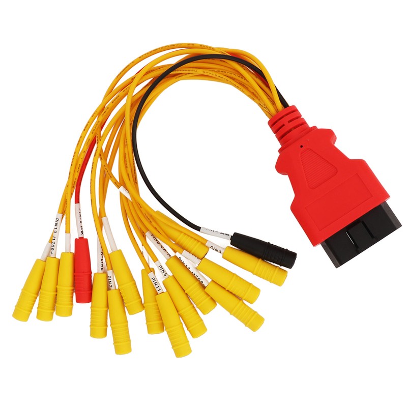 16 Pin Jumper Cable Safe Connection Female OBD Connector Diagnostic