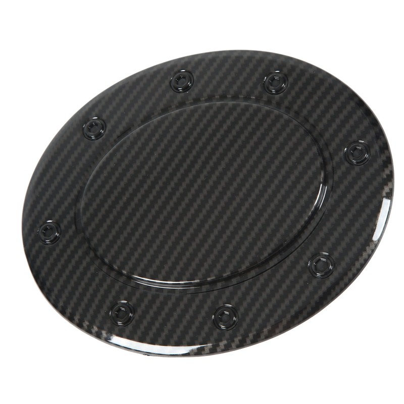 Gas Cap Cover Carbon Fiber Pattern Fuel Tank Door Cover