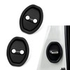 Door Lock Strike Protector, Silicone Silent Shock Absorption Lock Accessories,