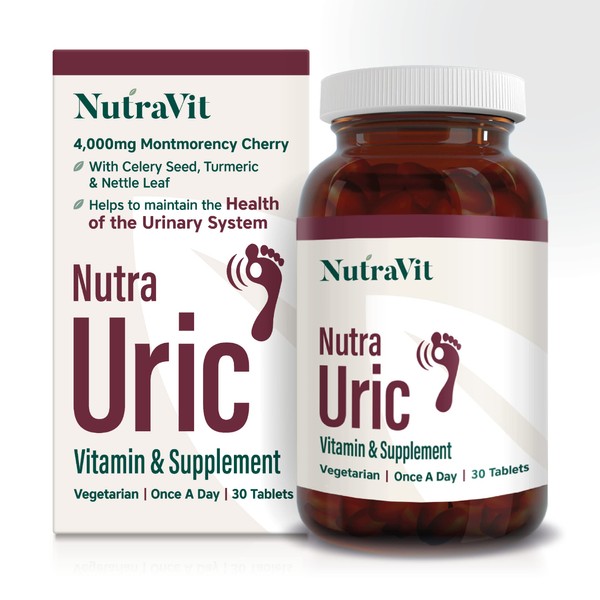 NutraVit NUTRA URIC - 4000mg Montmorency Cherry| Ultra High Strength