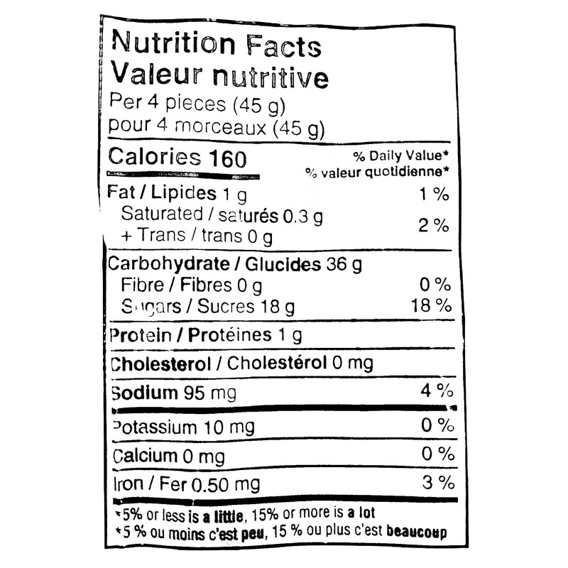 Peach Twists Candy, 453g/16 oz., Bag