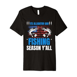 Alligator Gar Fishing Spot Rod and Reel Combo Alligator Gar Premium T-Shirt