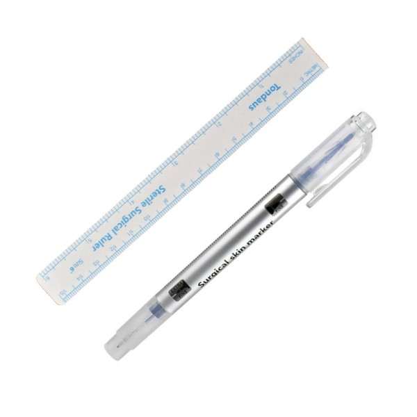 Unbranded Semi Permanent Makeup Eyebrow Tattoo Marking Positioning Pen +
