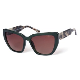 RADLEY London 6501 Womens Square Cat Eye Sunglasses, 57 mm, UV400 Protection, Palm Leaf Green