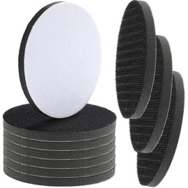 Boao 6 Inch Hook and Loop Soft Foams Buffering Pad Sponge Cushion Buffer Backing Pad 150 mm Soft Density Interface Pads Hook and Loop for 6 Inch(10 Pieces)
