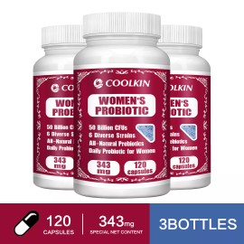 Women's Probiotic 50 Billion CFU - Feminine Urinary & Gut Health, Vaginal Health