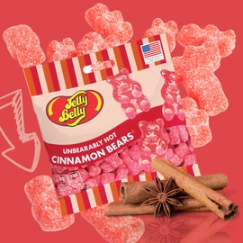 Unbearably Hot Gummy Bears, Spicy Gourmet Chewy Candies, Bulk Shareable Candy for Goodie Bags and Party Favors, Pack of 3, 3 Ounces