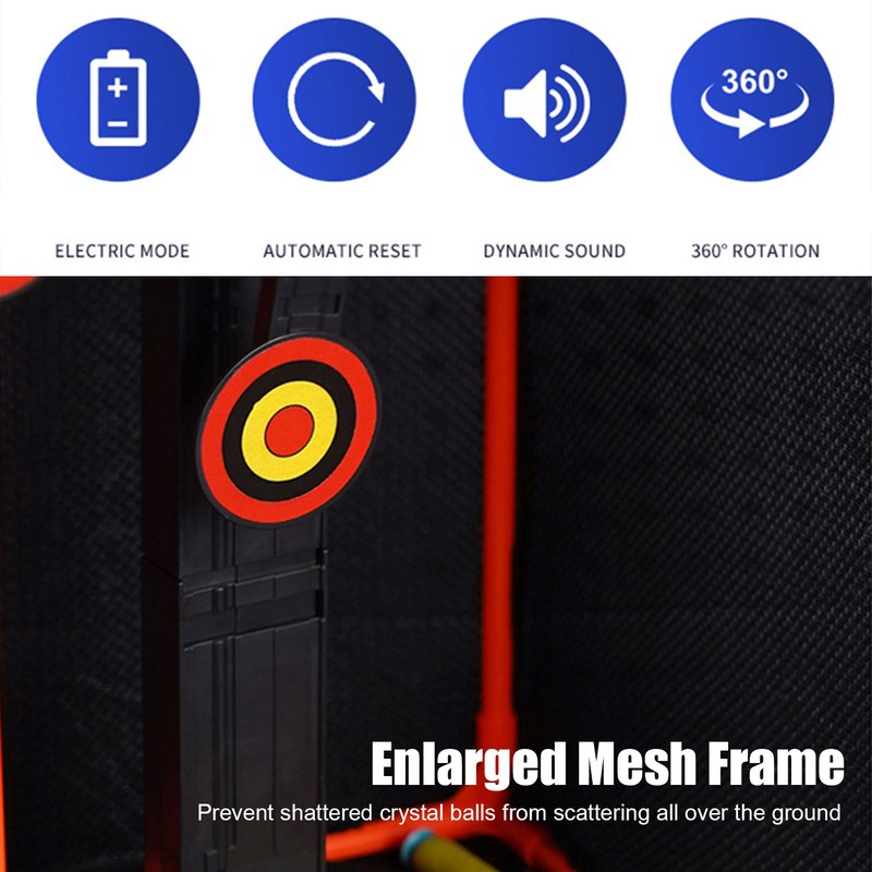 Electric Target Toy Auto Reset Rotatable Target Toy with Electronic