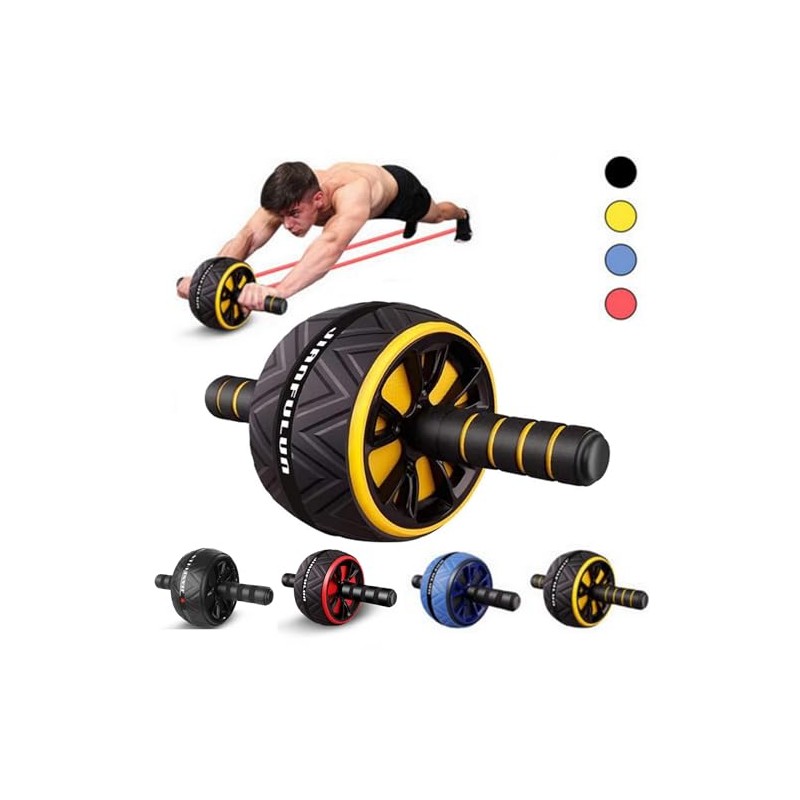 Rueda para Abdominales y Central Redonda con Estera de Esponja