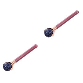 Healeved 2pcs Face Massage Roller Multi-functional Manual Jade Roller for Skin Care Tightens and Lifts Skin Improves Circulation for Daily Use Spa Dots