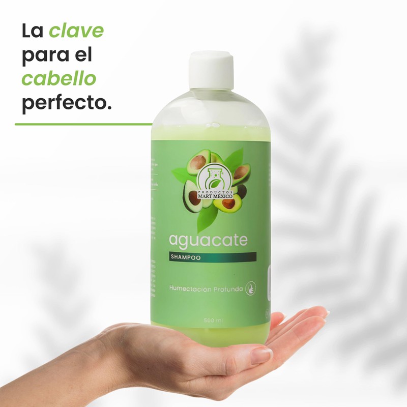 Shampoo De Aguacate Reparador Productos Mart Mexico 500 Ml