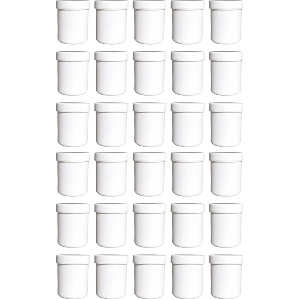 30 Ointment Containers / Cream Containers High 60 ml Capacity