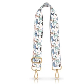 DANHRO Wide Purse Strap Replacement Crossbody Handbag Shoulder Strap Adjustable Bag Straps Replacement (Luxury Boho Alpaca)