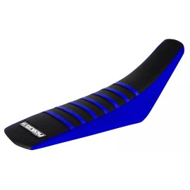 Enjoy MFG 1996-2001 YAMAHA YZ 125 YZ250 Seat Cover  BLUE SIDES / BLACK TOP / BLUE RIBS #75