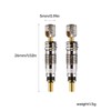 REQAG Presta Valve Cores, 15 Pieces, Iron Copper, for Bicycle
