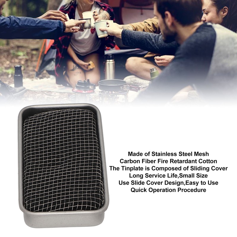 2pcs Alcohol Stove Windproof Mini Portable Camping Stove for Picnic