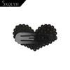 SXQLYH 6 Pieces Colourful Heart Rhinestone Hair Clips, Hair Snap