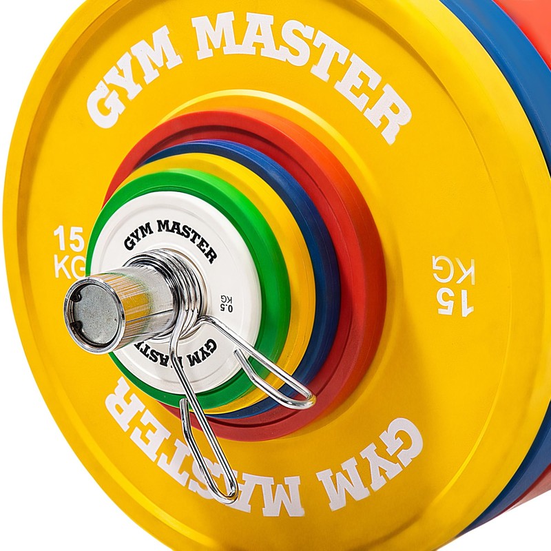 GYM MASTER Pair of 2" Coloured Rubber Fractional Change Plates