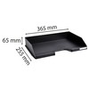 Exacompta - Ref 11714D - ECOBlack Landscape Letter Trays Combo