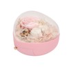 Heart Shaped Jewelry Box Wedding Preserved Flower Necklace Ring Storage