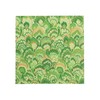 Caspari Marbled Ceramica Green Cocktail Napkins - Includes 12 Packs