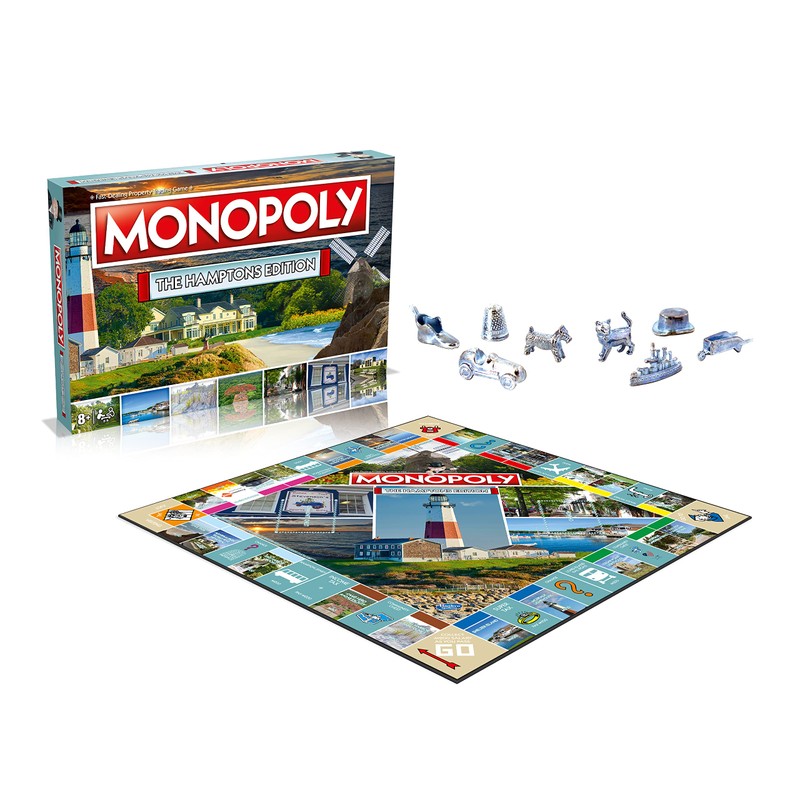 Monopoly Board Game The Hamptons Edition: 2-6 Players Family Board
