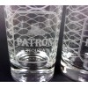 Patron Pair (2) New Patron Tequila Highball Glass Tom Collins