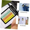 DOITOOL Golf Scorecard Range Chart Card Set Paper Golf Training