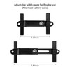 ARONOVA Adjustable Battery Hold Down,Universal Crossbar with 18-8 (304) Stainless