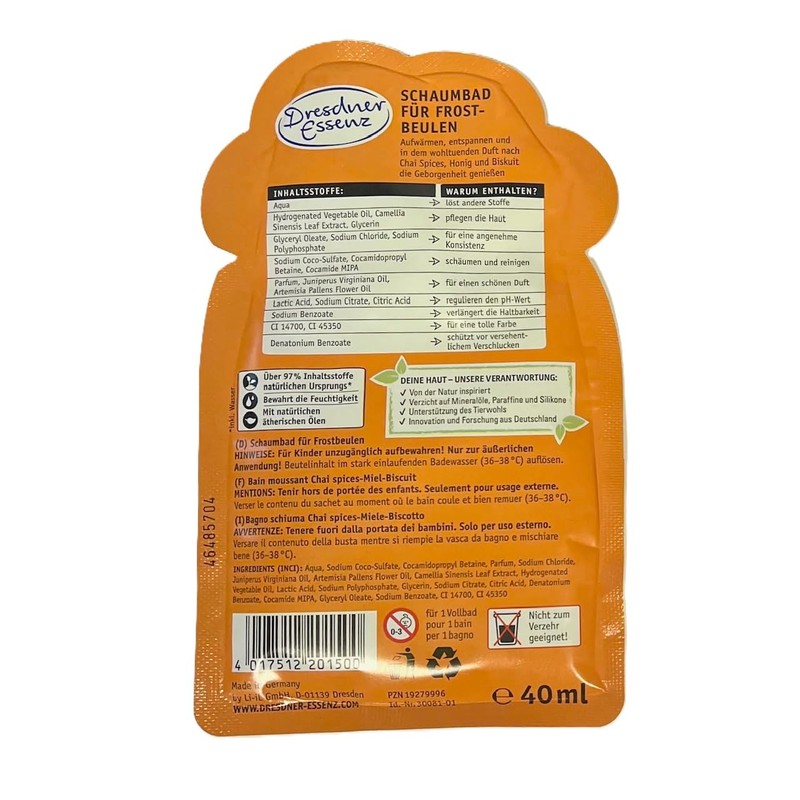 Dresdner Essenz Cozy Hug in a Tub Bubble Bath for