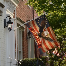 American 250 Anniversary Flags 3x5 FT for Outside, Double Sided 3-Ply Patriotic USA Flag 1776-2026 Fabric with 4 Brass Grommets, 250 Anniversary USA Merchandise, 4th of July Decorations Outdoor