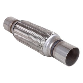 Kingsea Universal Flex Pipe Exhaust, Flexible Pipe 45 mm x 200 mm, Stainless Steel Car Braided Exhaust Flex Pipe, Bellows Flex Joint