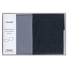 Toray Toray Reversible Cloth PM63B/G (Black x Gray), 9.4 x