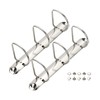 PATIKIL A5 3 Hole Ring Binder Mechanisms, 2 Set 1.97"