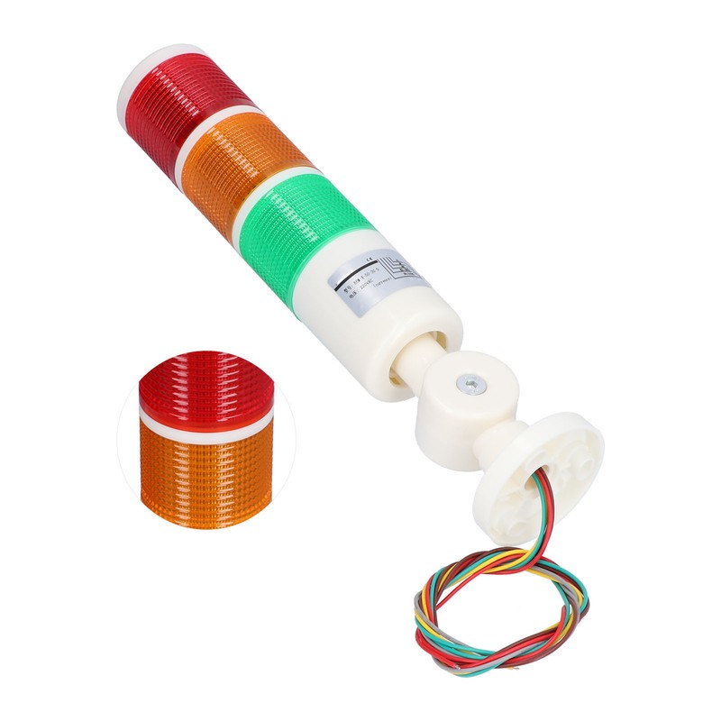 BERM Signal Tower Always Bright 3 Colour LED Light Foldable
