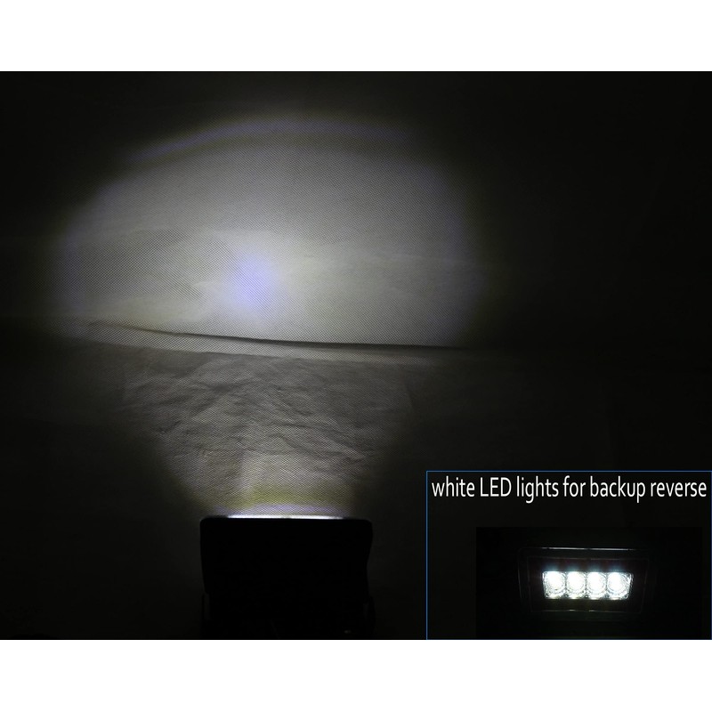 DUNTUO Rear Tail Fog Tail Light For Subaru WRX STi