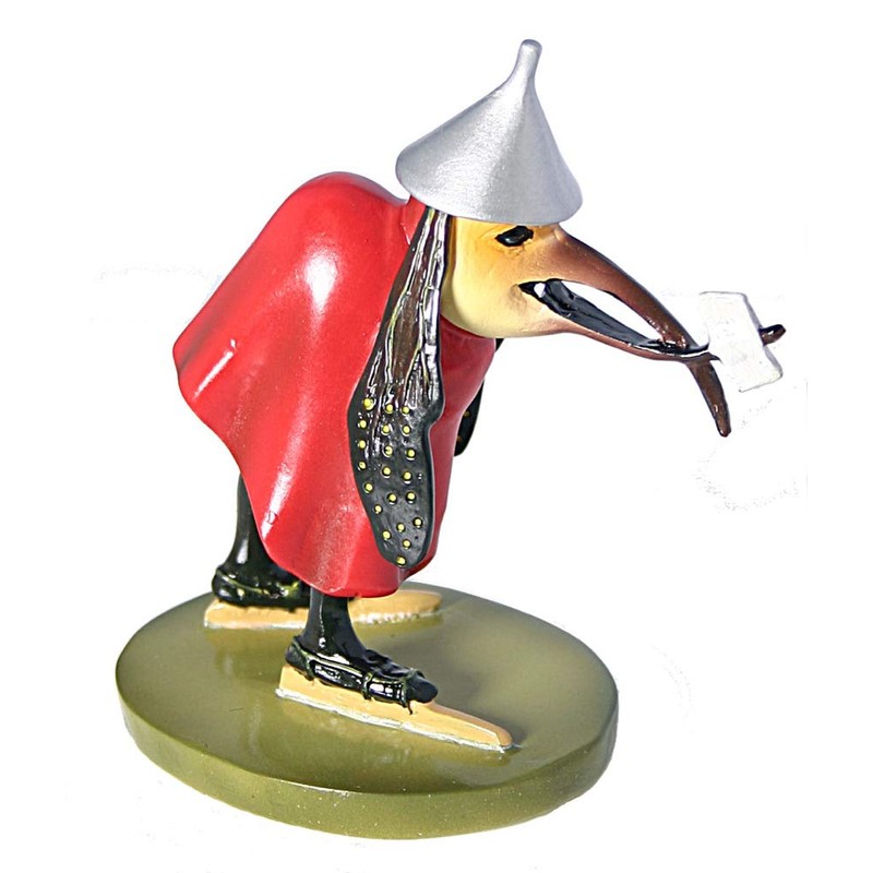 Pocket Art Museum Miniature Sculpture - Bird with letter -