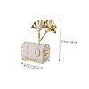 Operitacx Ginkgo Leaf Desk Calendar Table Decoration Teacher Table Calendar